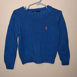 Polo by Ralph Lauren Vibrant Blue Crew Neck Sweater